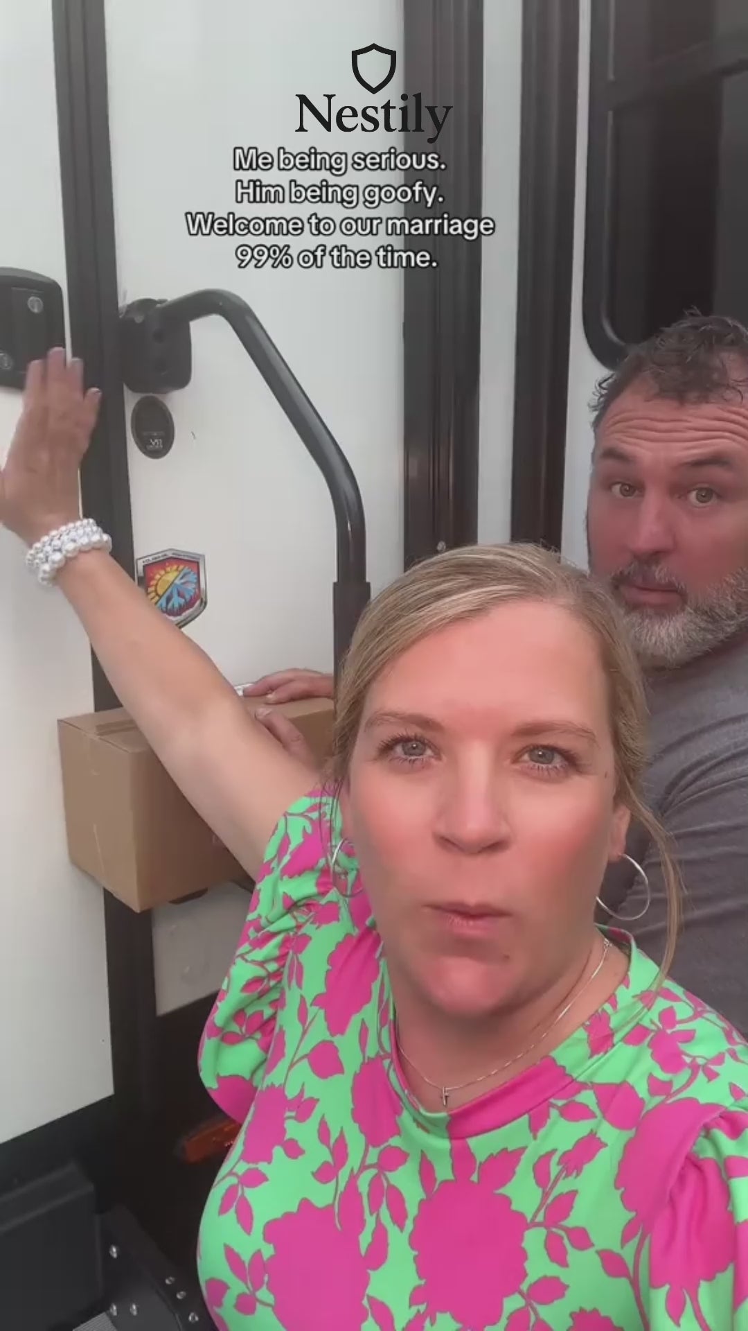 NESTILY Guard Pro™ RV Door Lock Keyless Entry Waterproof, 2 Fobs, 1 Control 2 Doors video